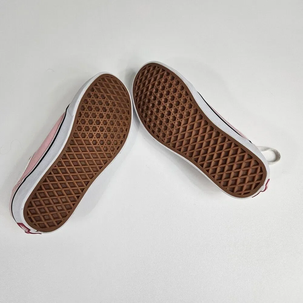 Vans Kids Old Skool Shoe -‎ Girls Size 5 - Powder Pink
